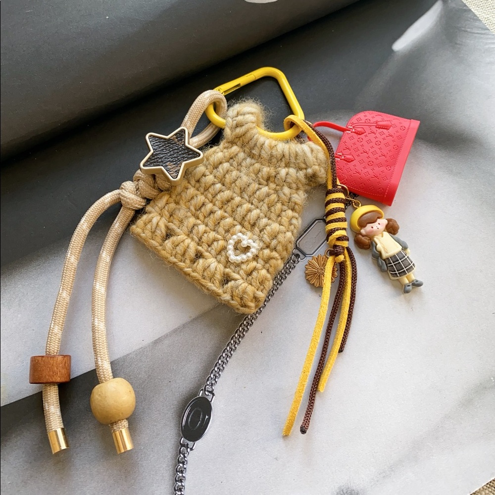 Crochet Dress with Logo bag Charms - Picture 3 of 4